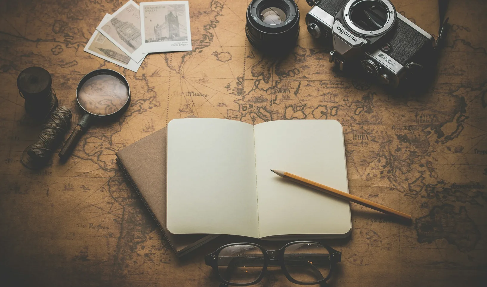 Разворот RoadBook: распечатанный план дня на планшете-органайзере